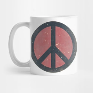 retro peace 60s sign Mug